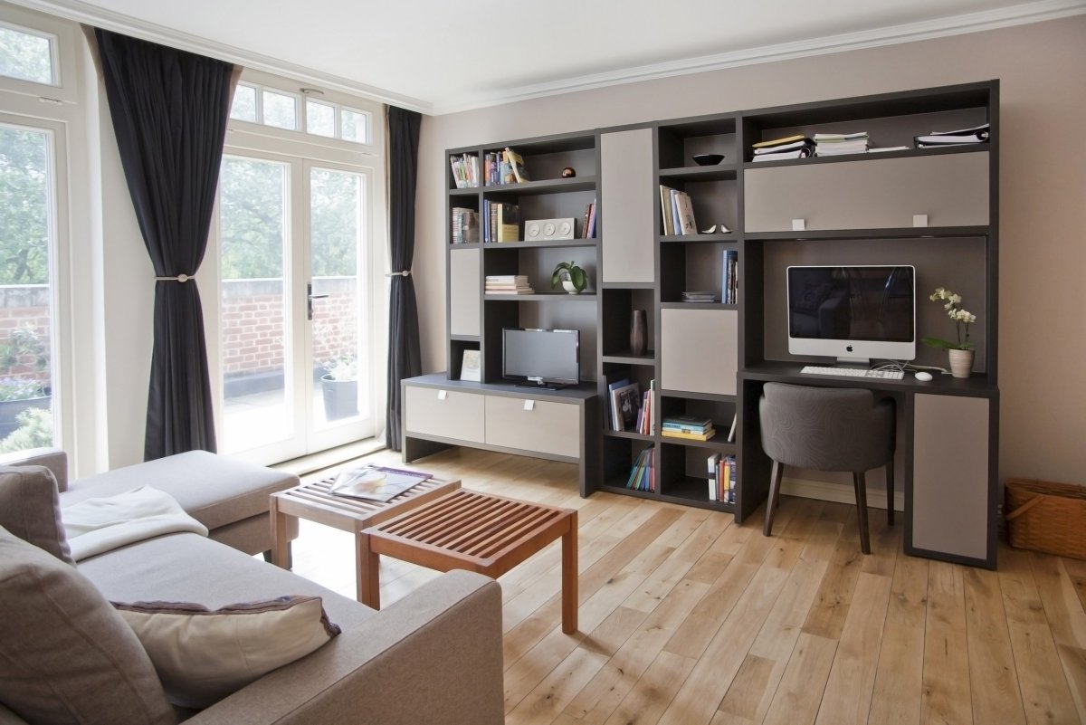 Гостиная с рабочим местом