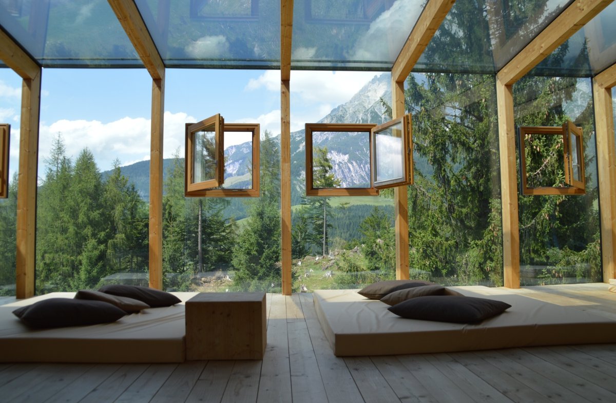 Необычные панорамные окна