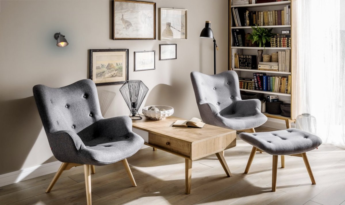 Кресло в скандинавском стиле