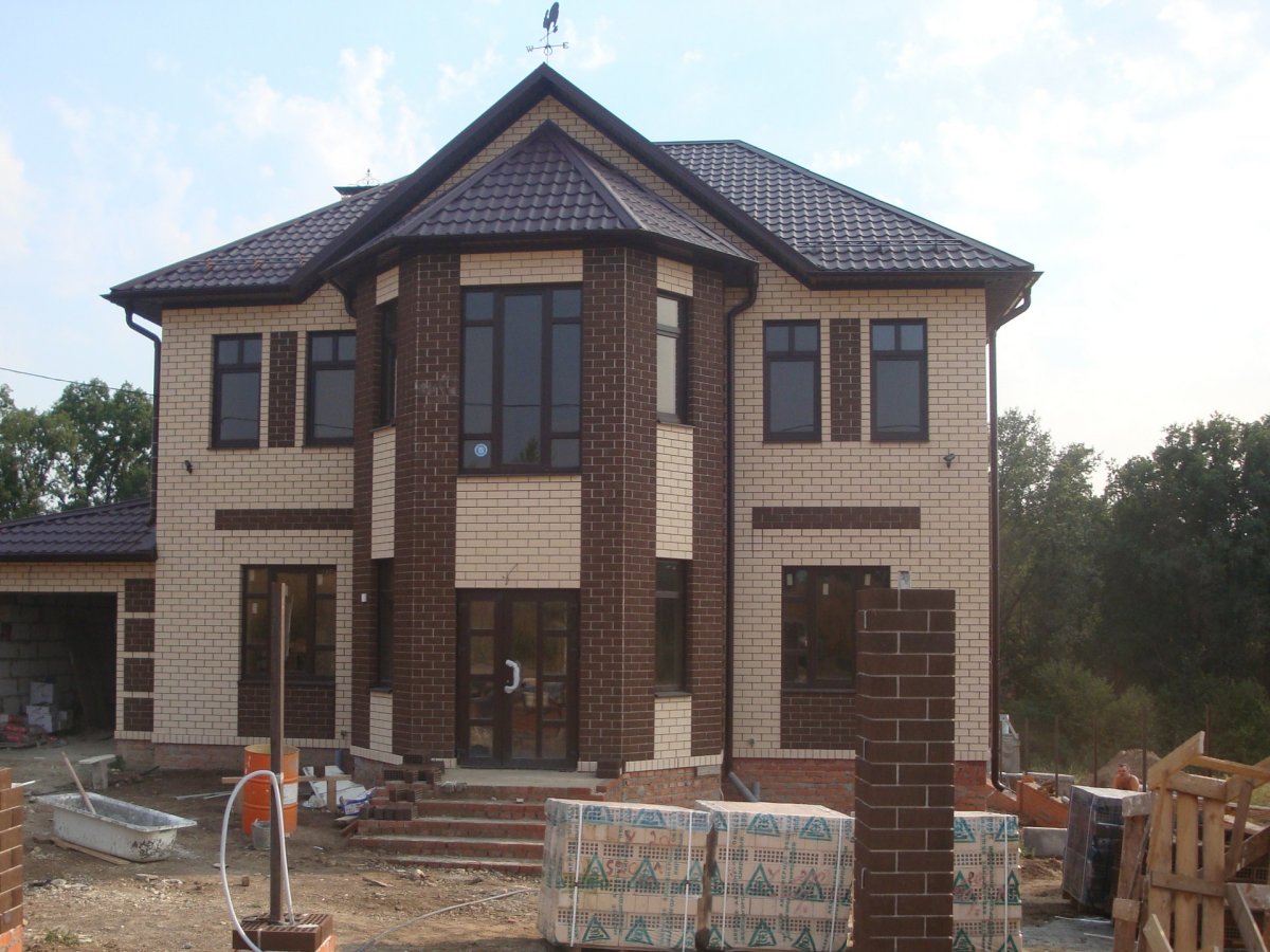 Кирпич Железногорский темно коричневый