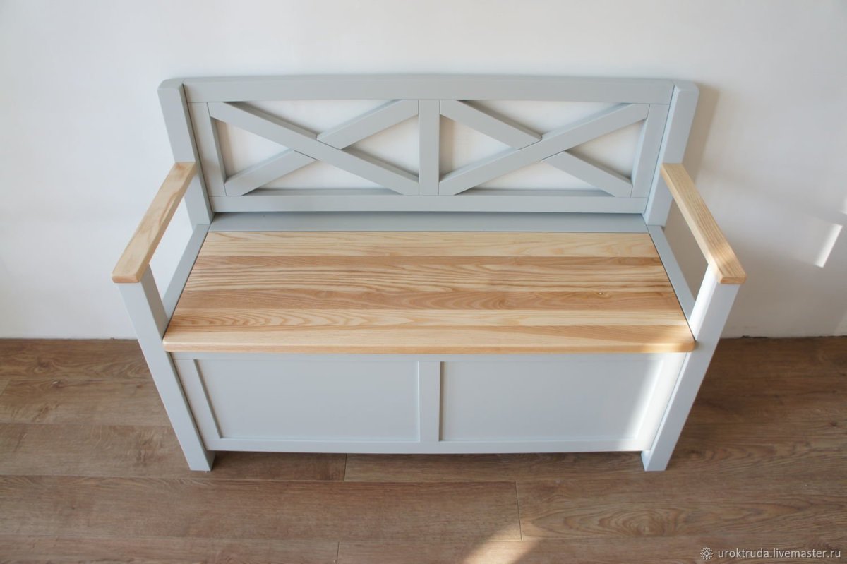 Скамья с тремя ящиками Seat benchhx14-114a