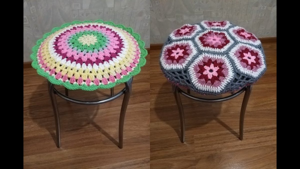 Ляйсан Ляй вязание крючком сидушки