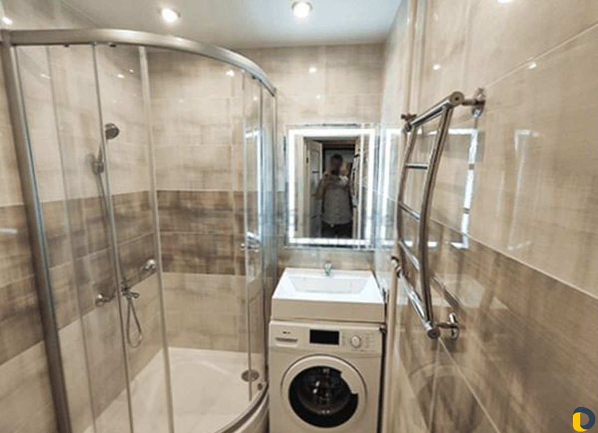 Ванна под ключ с душевой кабиной