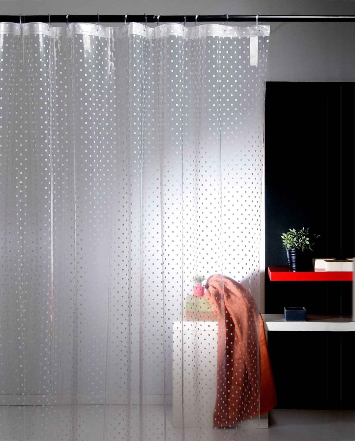 Штора для ванны 393 PEVA мир Нури