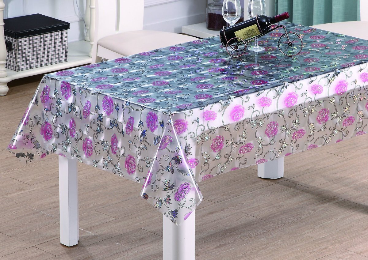 Клеенка прозрачная ПВХ, 3d, 1,37*20м, тс319-001 /2/ (шт.)