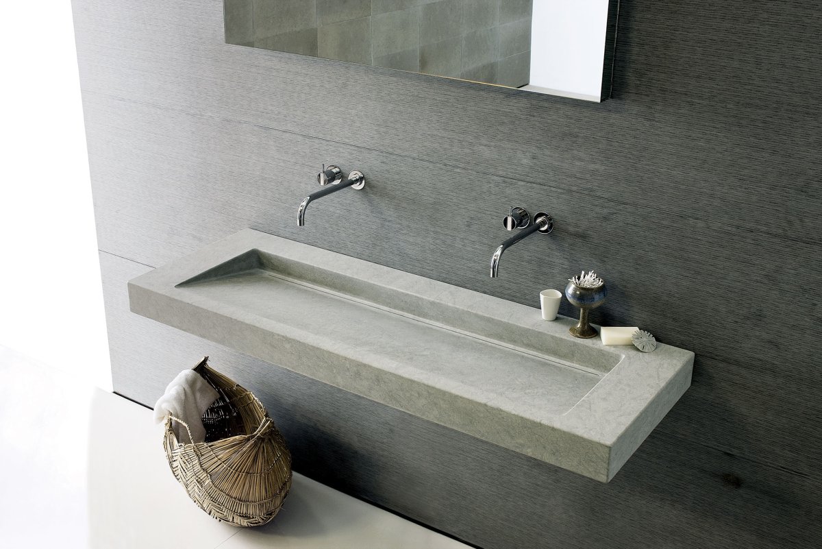 Раковина из бетона Призма