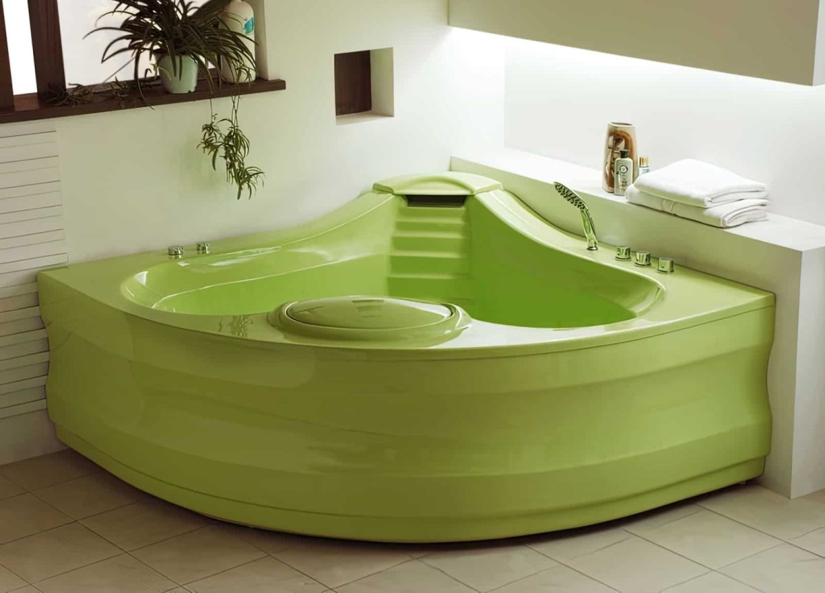 Разноцветные акриловые ванны