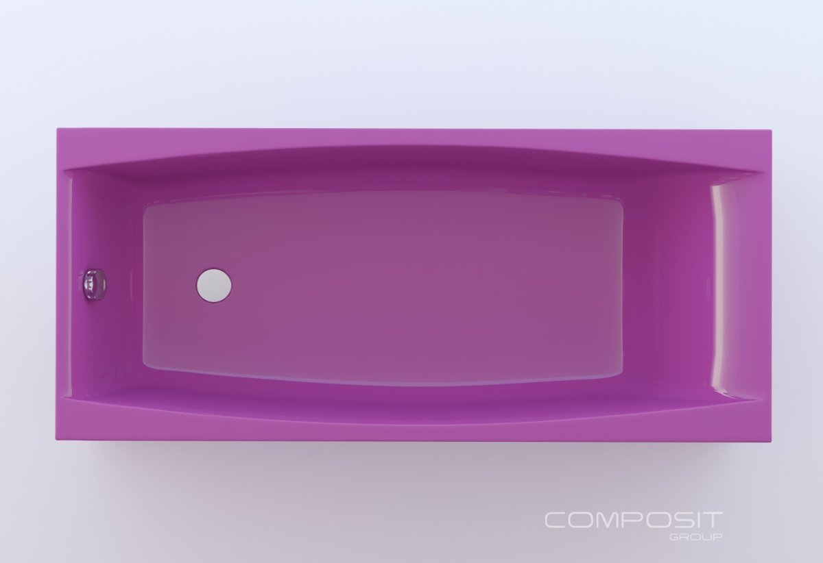 Разноцветные акриловые ванны