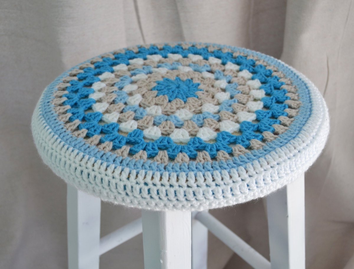 Накидка на стул крючком