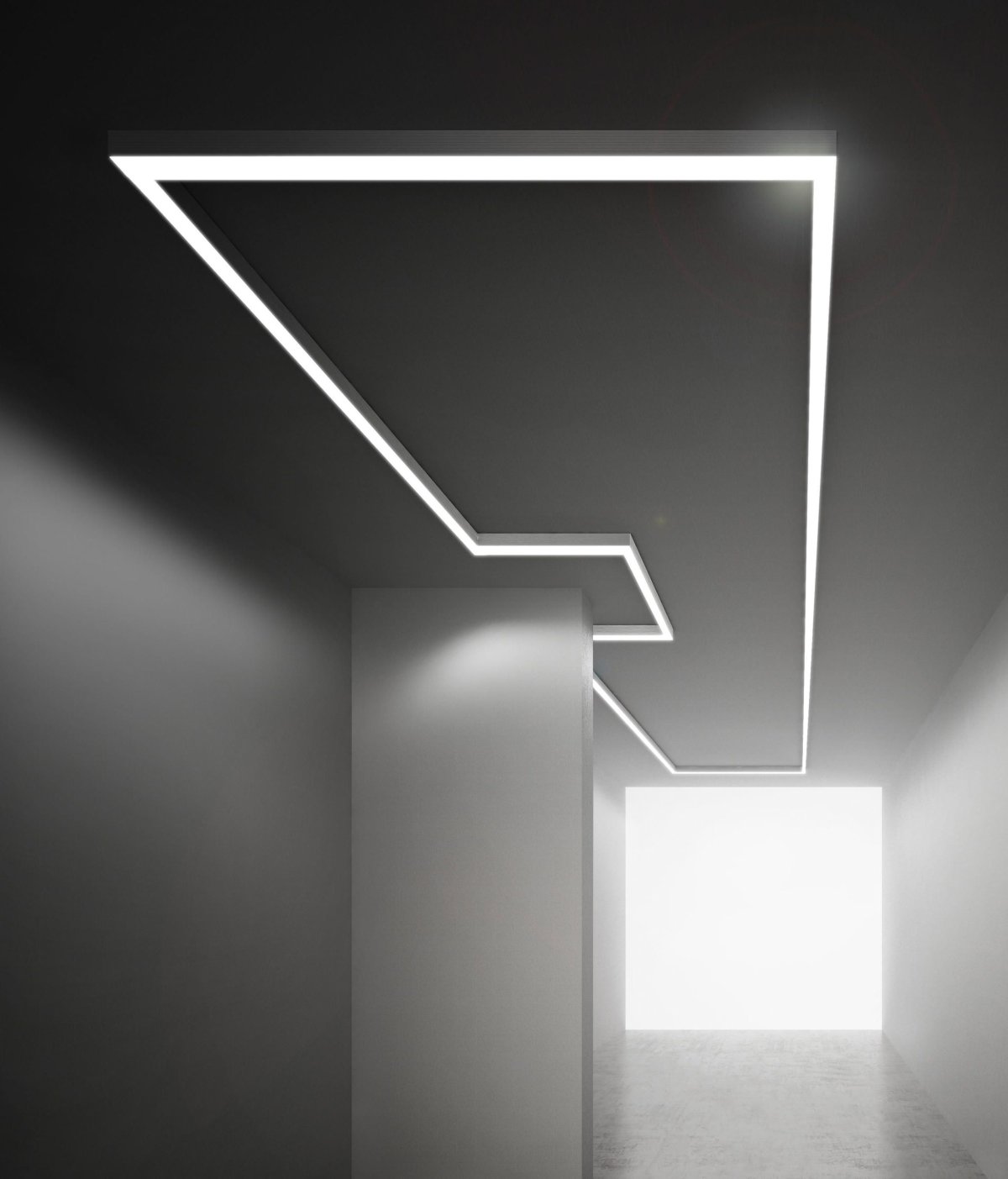 Линейные светильники для натяжных потолков