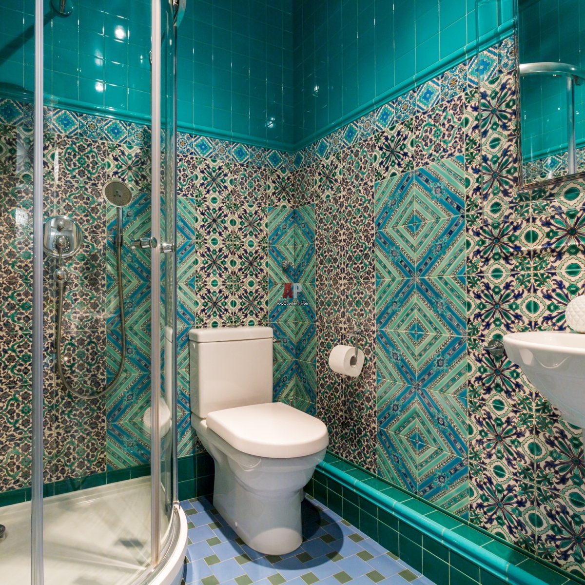 Бирюзовая мозаика Керама Марацци