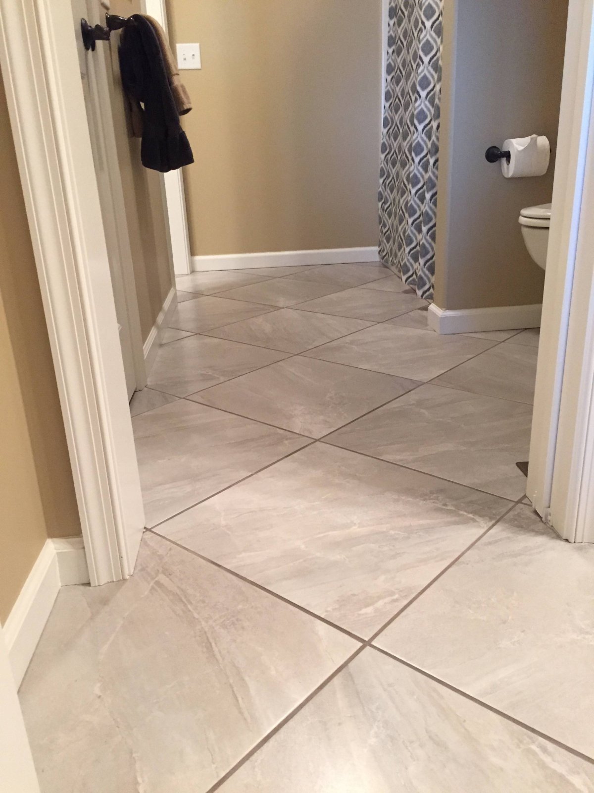 Диагональ плитки 60 на 60