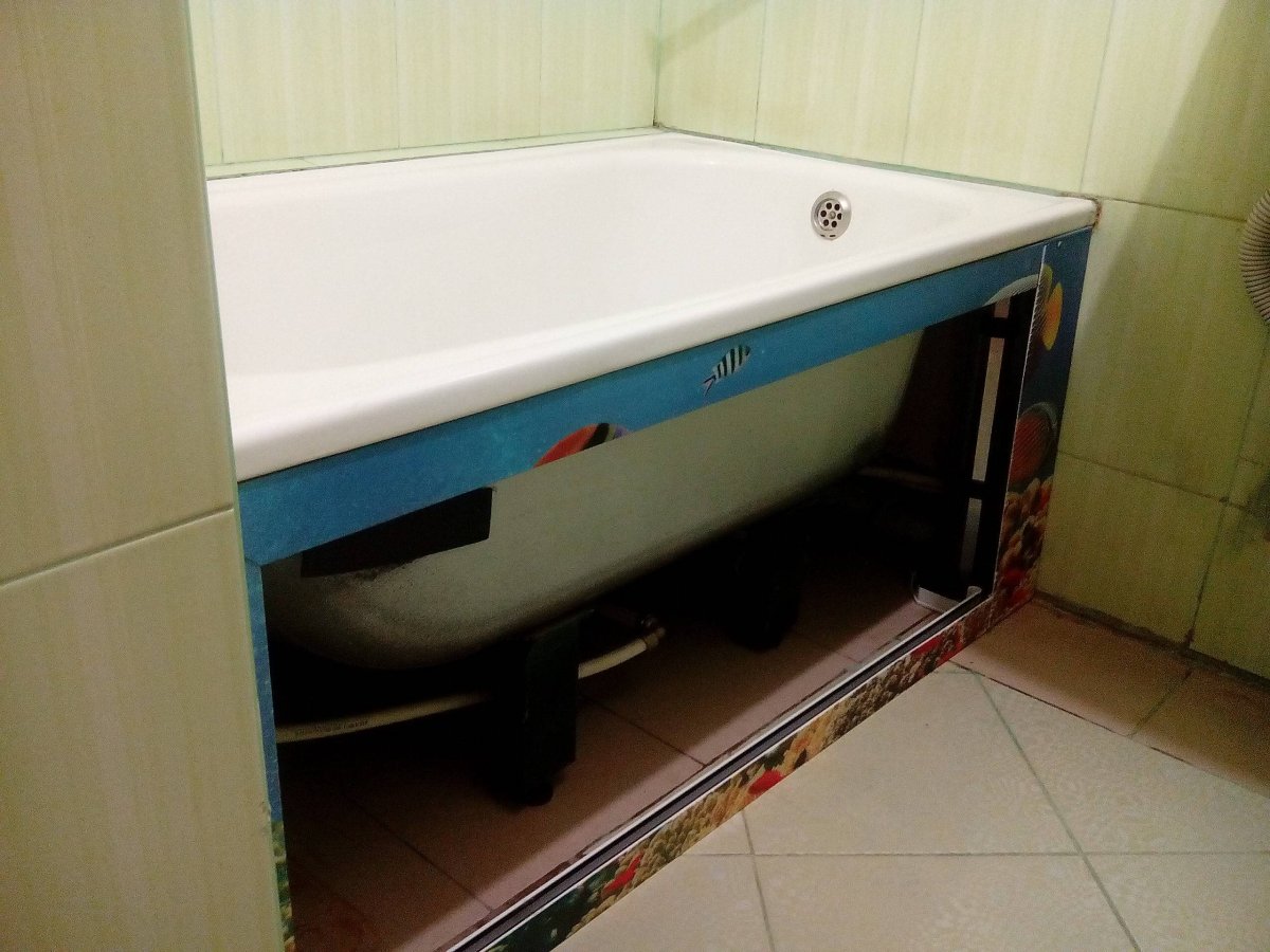 Рольставни под ванную