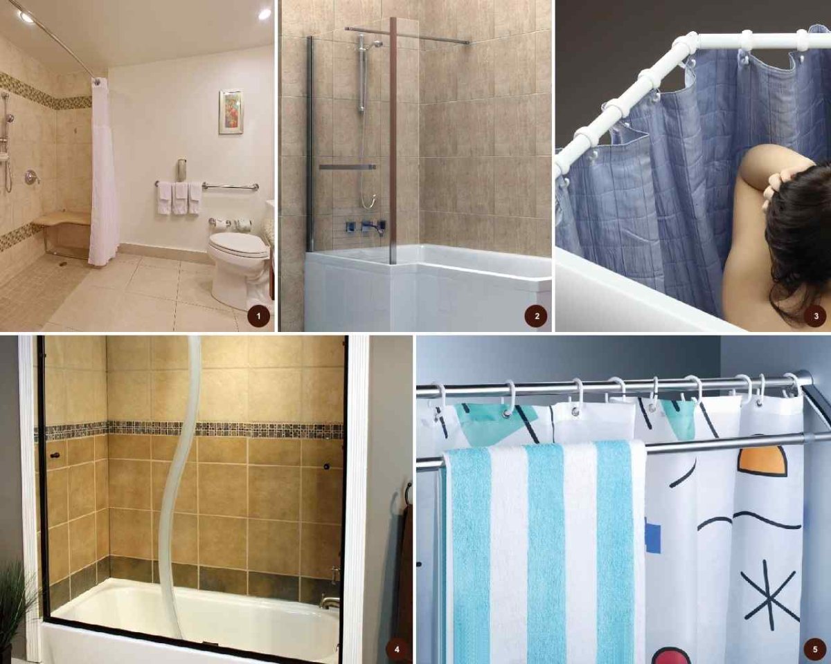 Экран для ванной их шторки