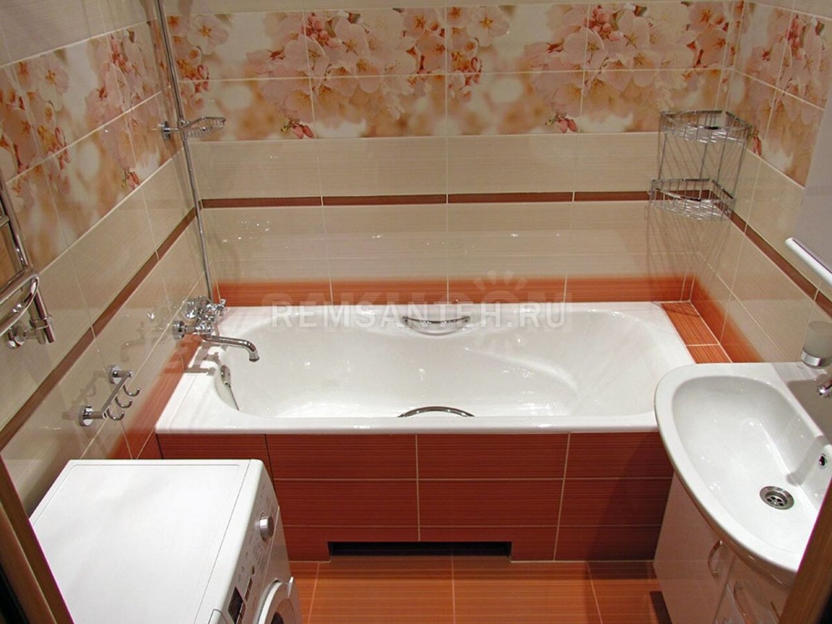 Отделка ванны в панельном доме