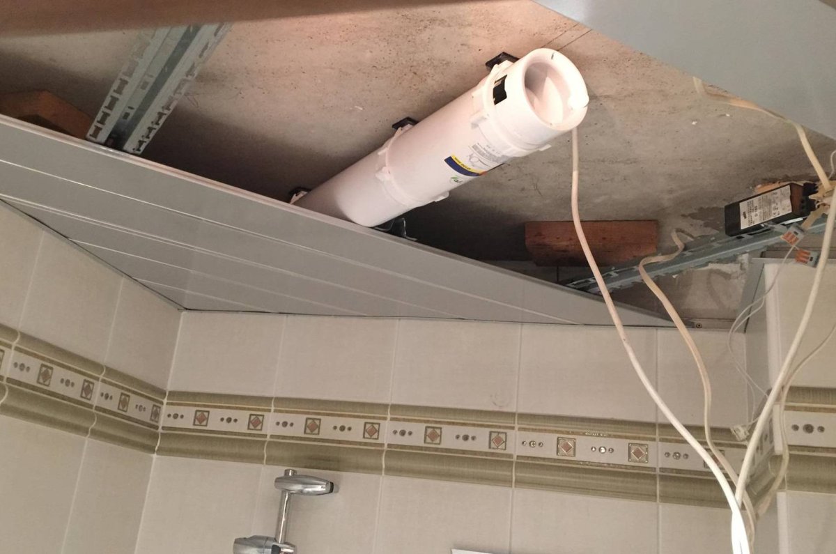 Вентиляция в ванной комнате и туалете