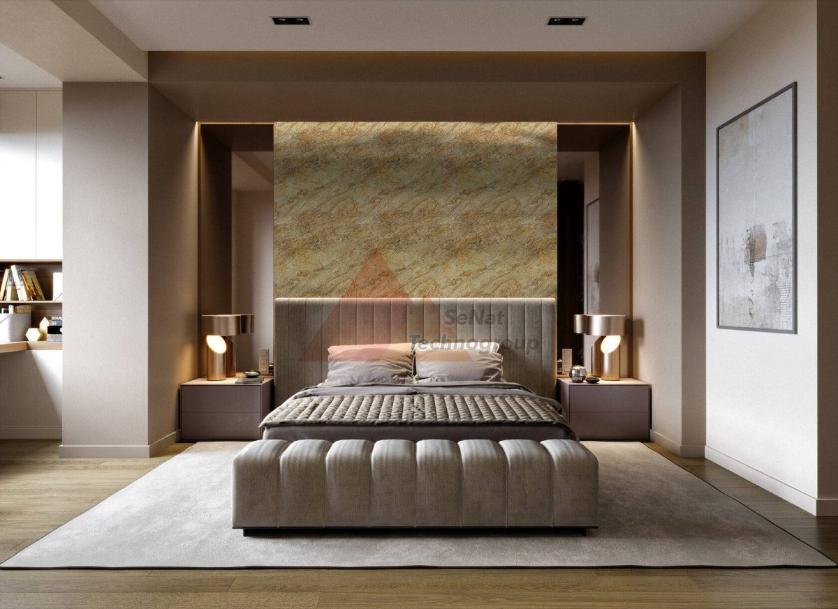 Кровать в стиле Контемпорари