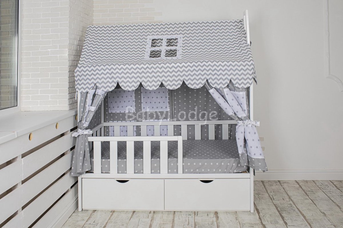 Крыша на кровать домик