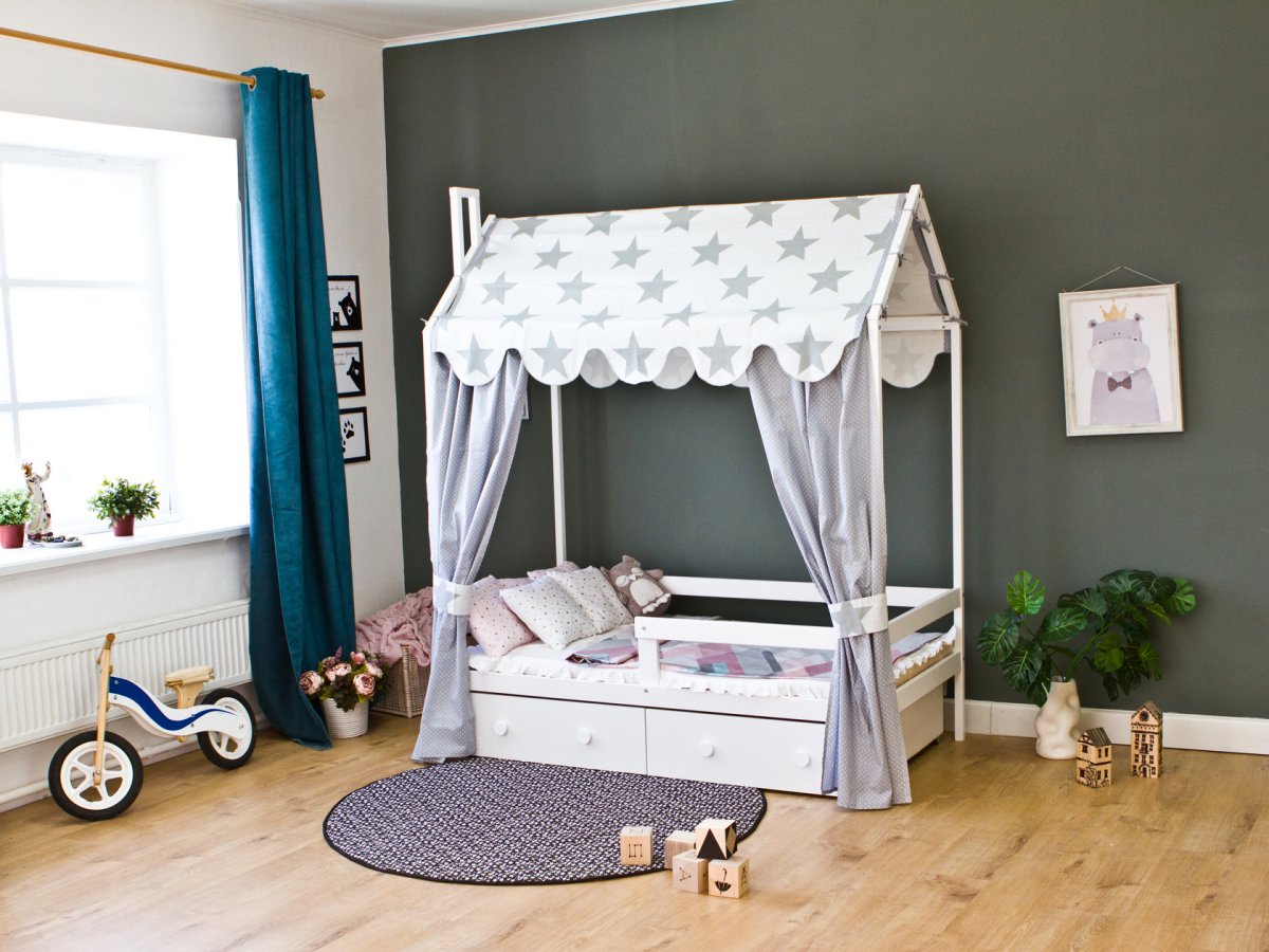 Кровать домик красная звезда Можга