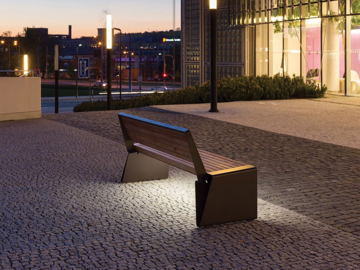 Скамья с подсветкой