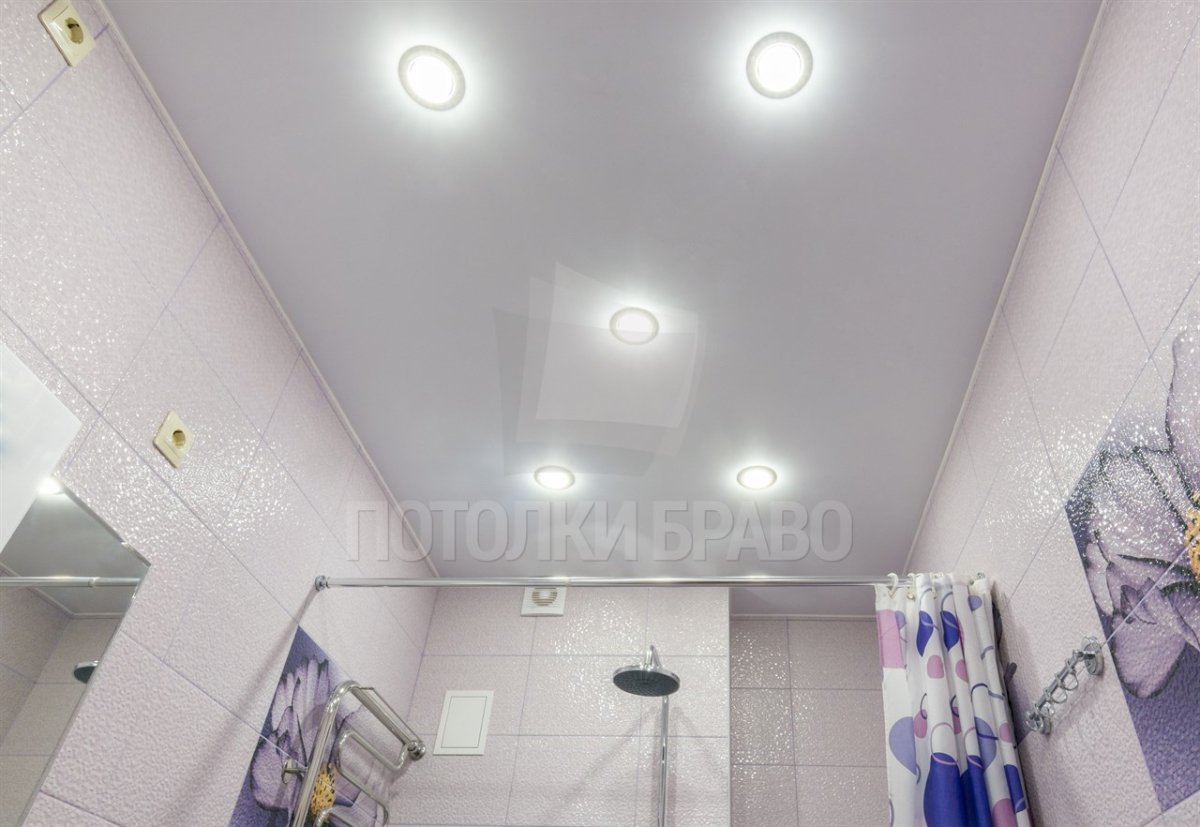 Точечные светильники в ванной