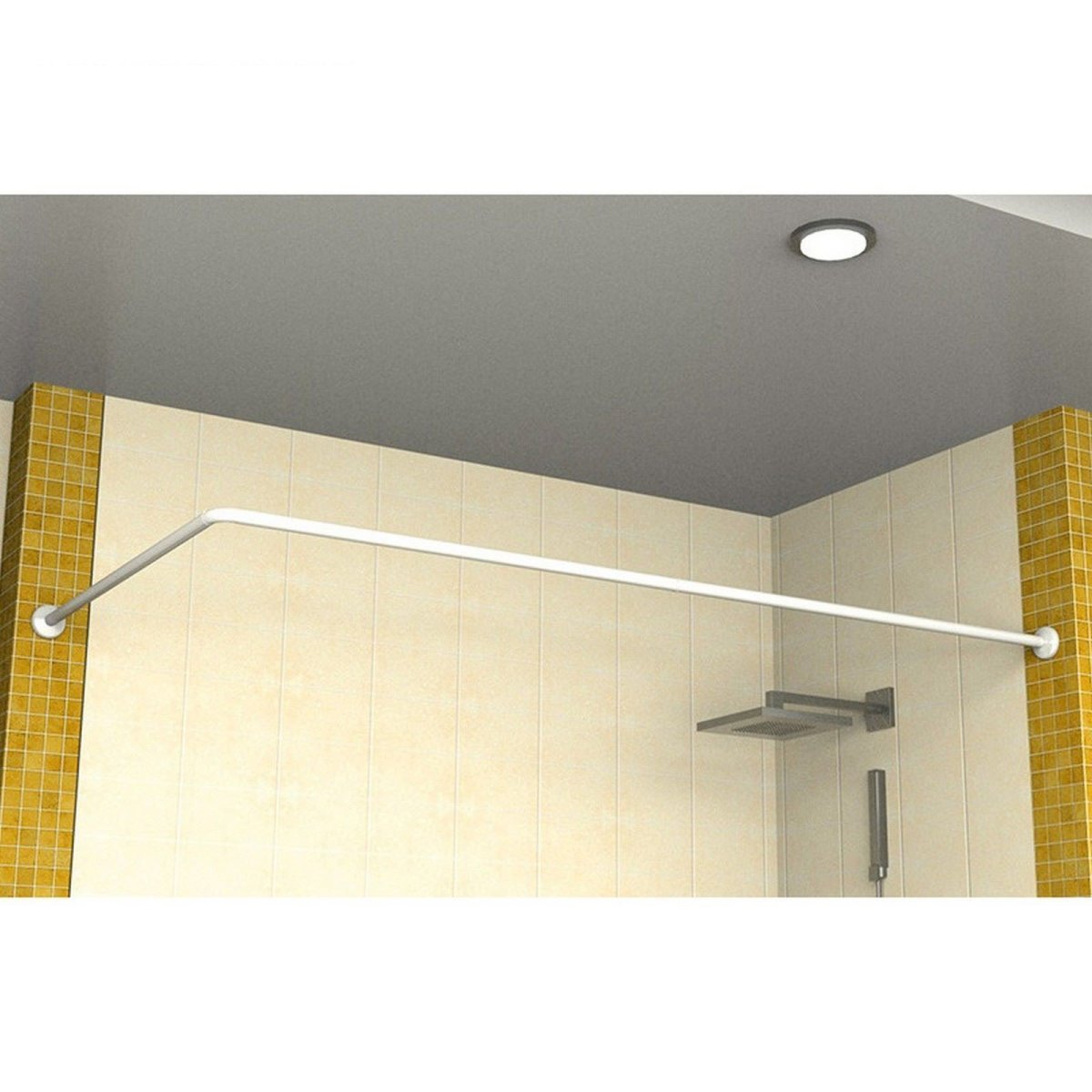 Штанга для душа угловая 90на120