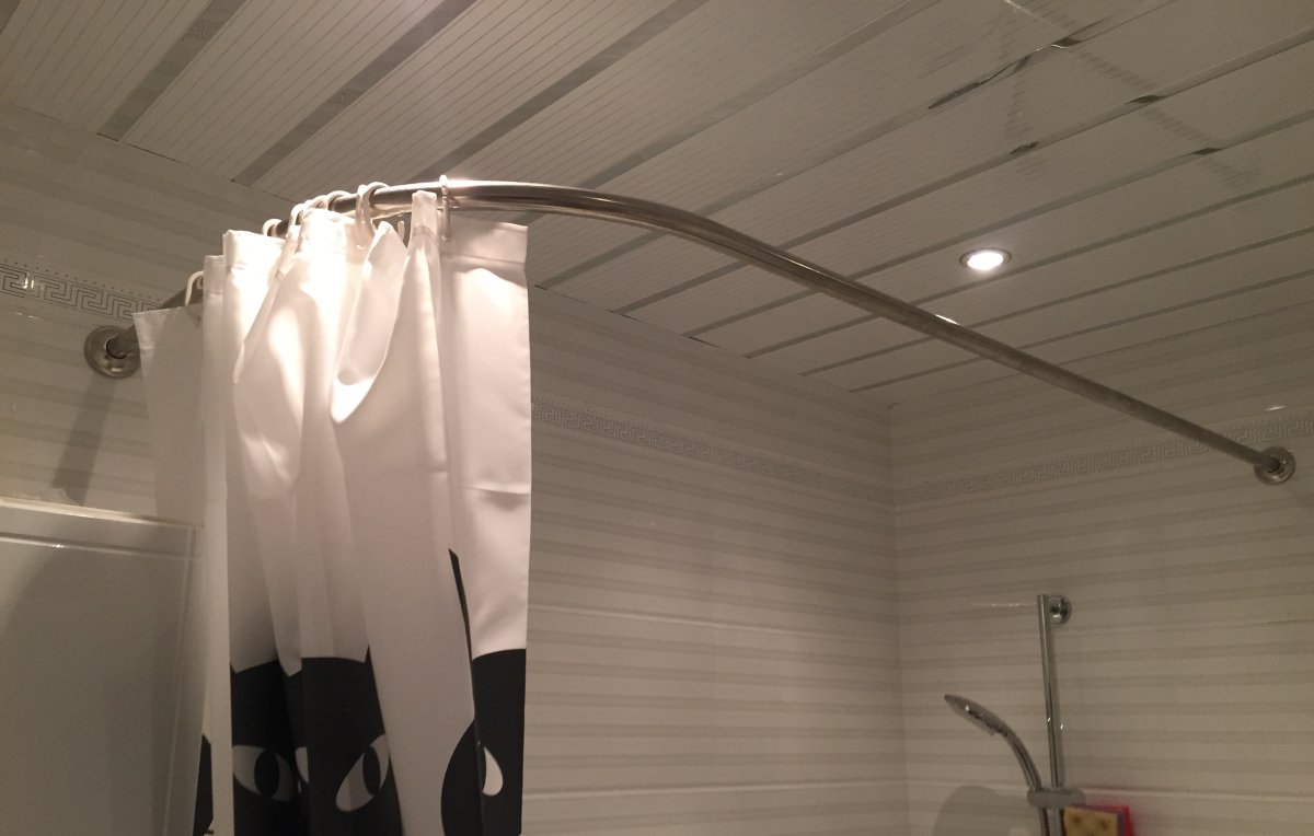 Карниз для ванны г-образный 1600*750 (для ванны Пандора) Aquatek