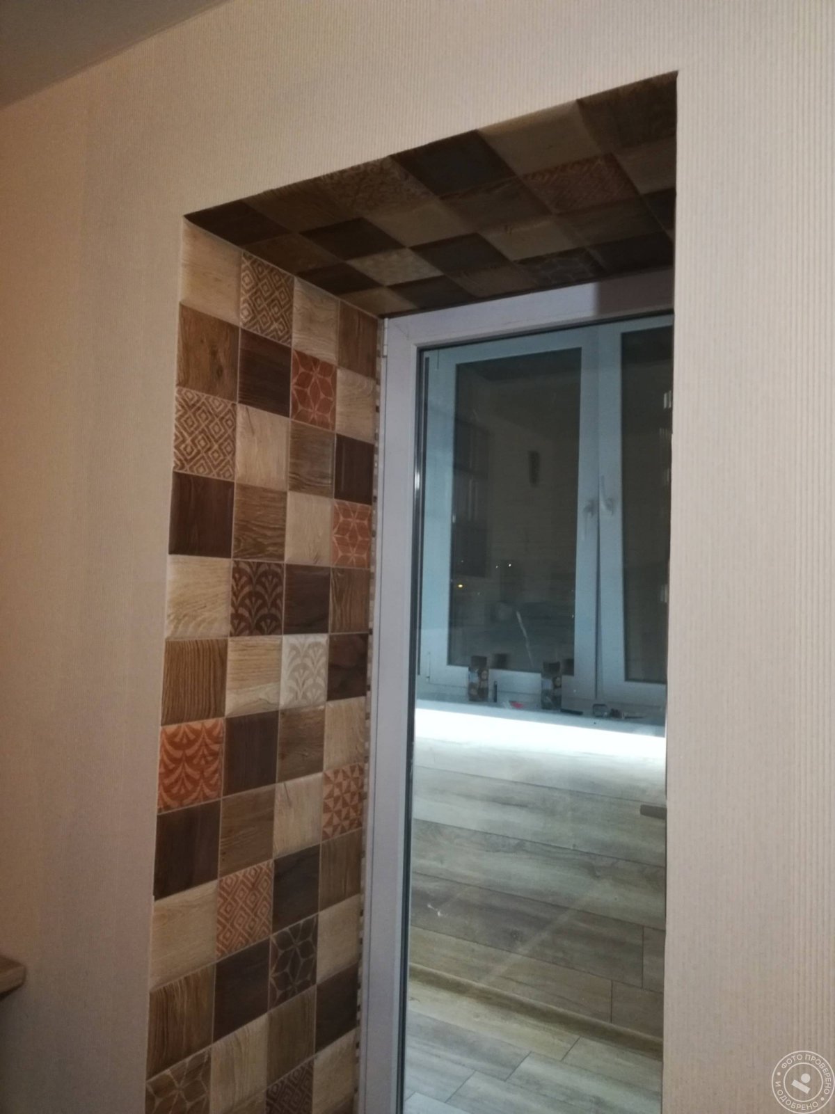 Откосы из плитки