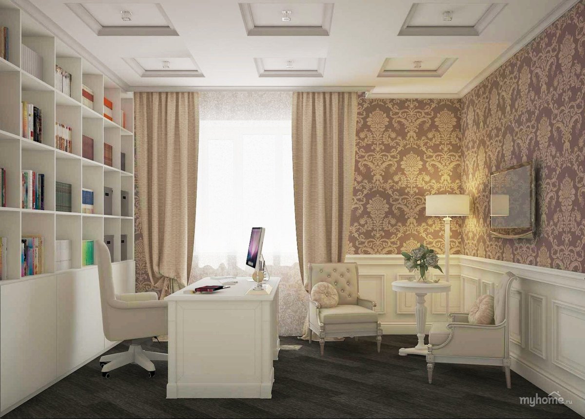 Женский кабинет интерьер