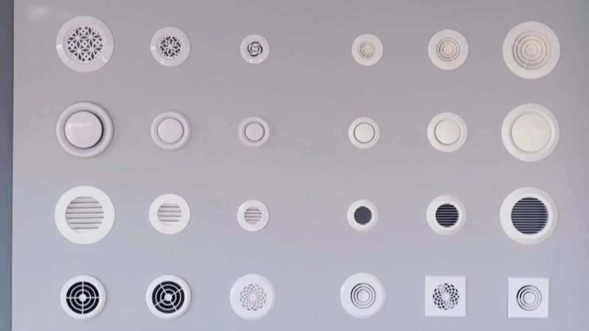 Магнитный диффузор для вентиляции натяжные потолки 100