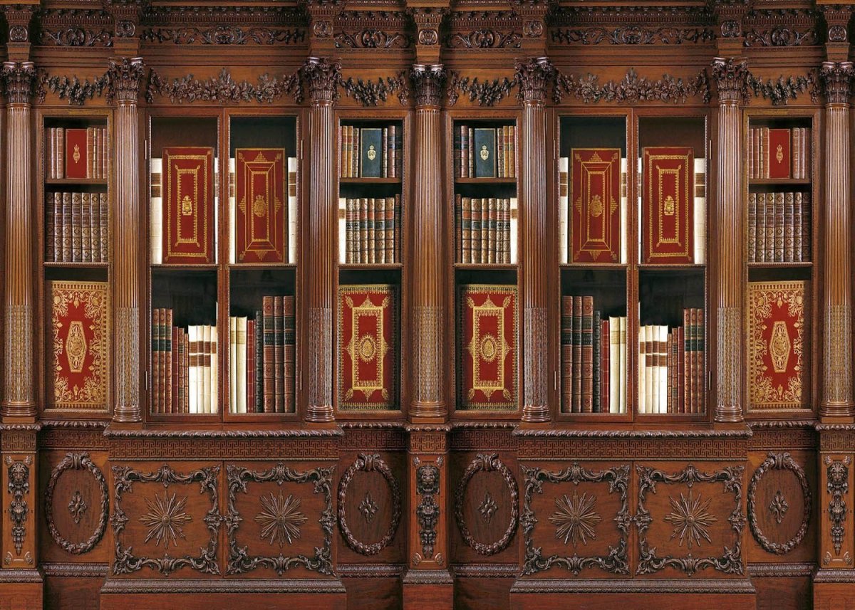 Шкаф для книг антикварный