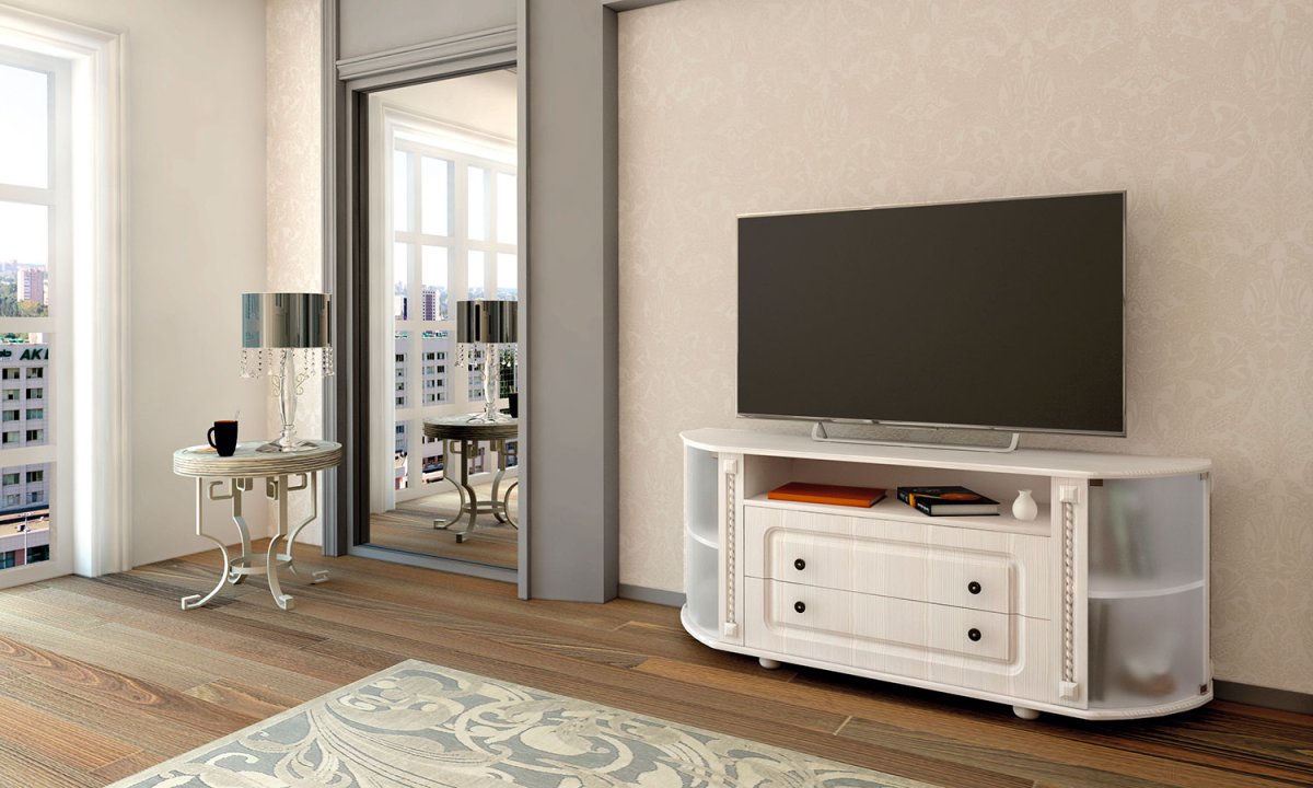 Тумба под телевизор Азалия Аквилон