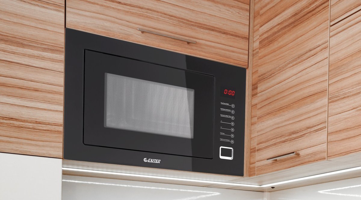 Встраиваемая микроволновая печь в верхний шкаф