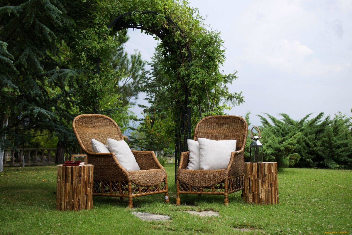 Плетеная мебель из бамбука