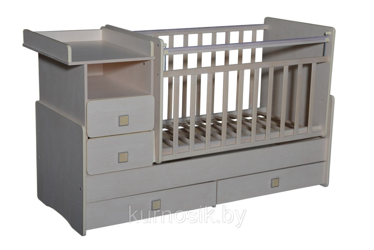 Кроватка Антел Ульяна-4 (трансформер), поперечный маятник