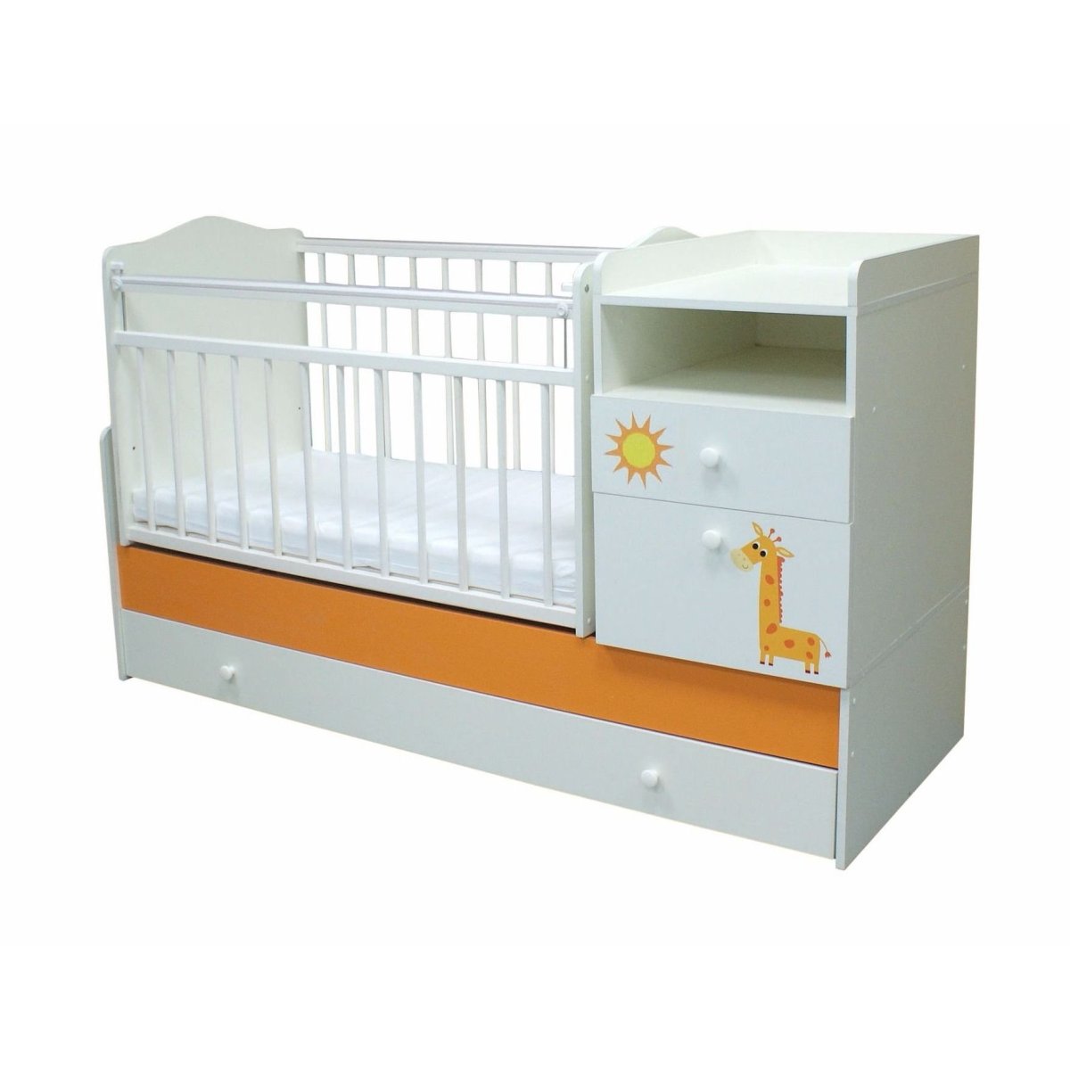 Кроватка Ника трансформер с маятником