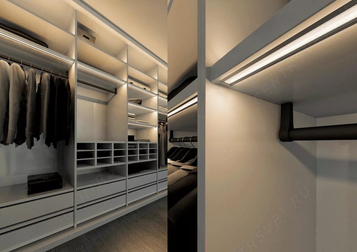 Подсветка шкафа