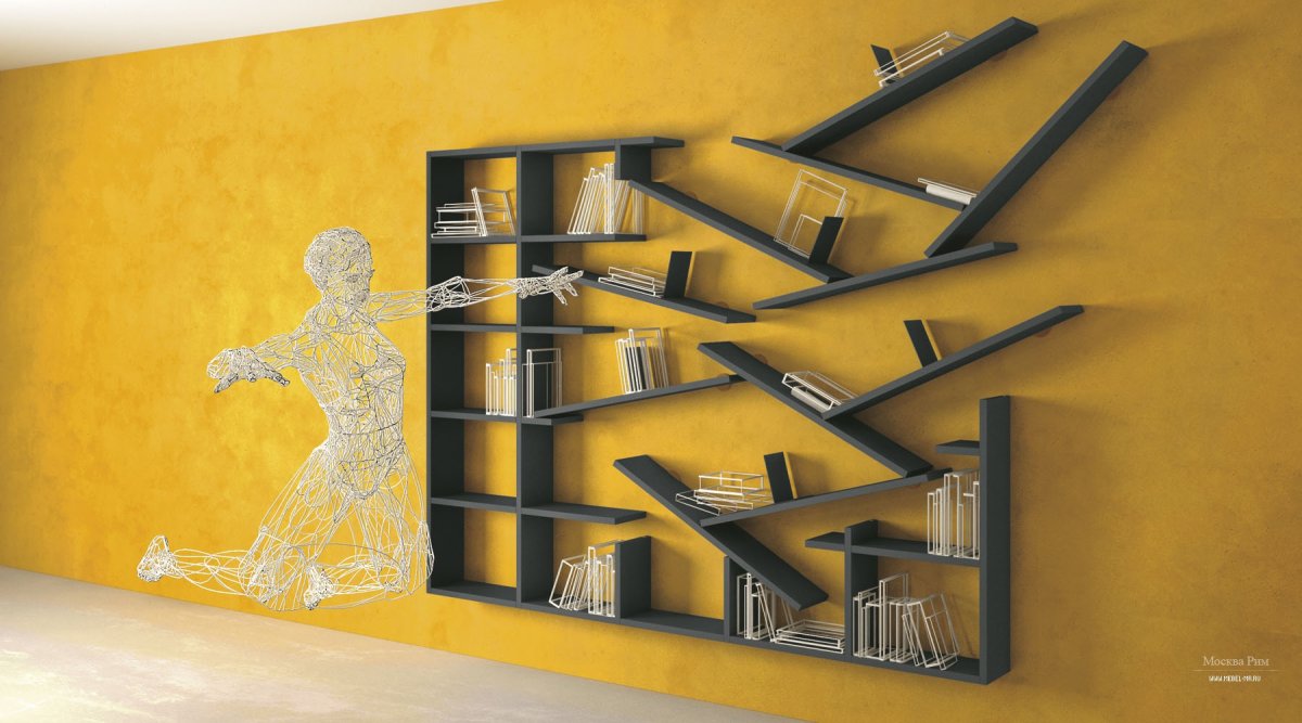 Динамичная композиция в интерьере