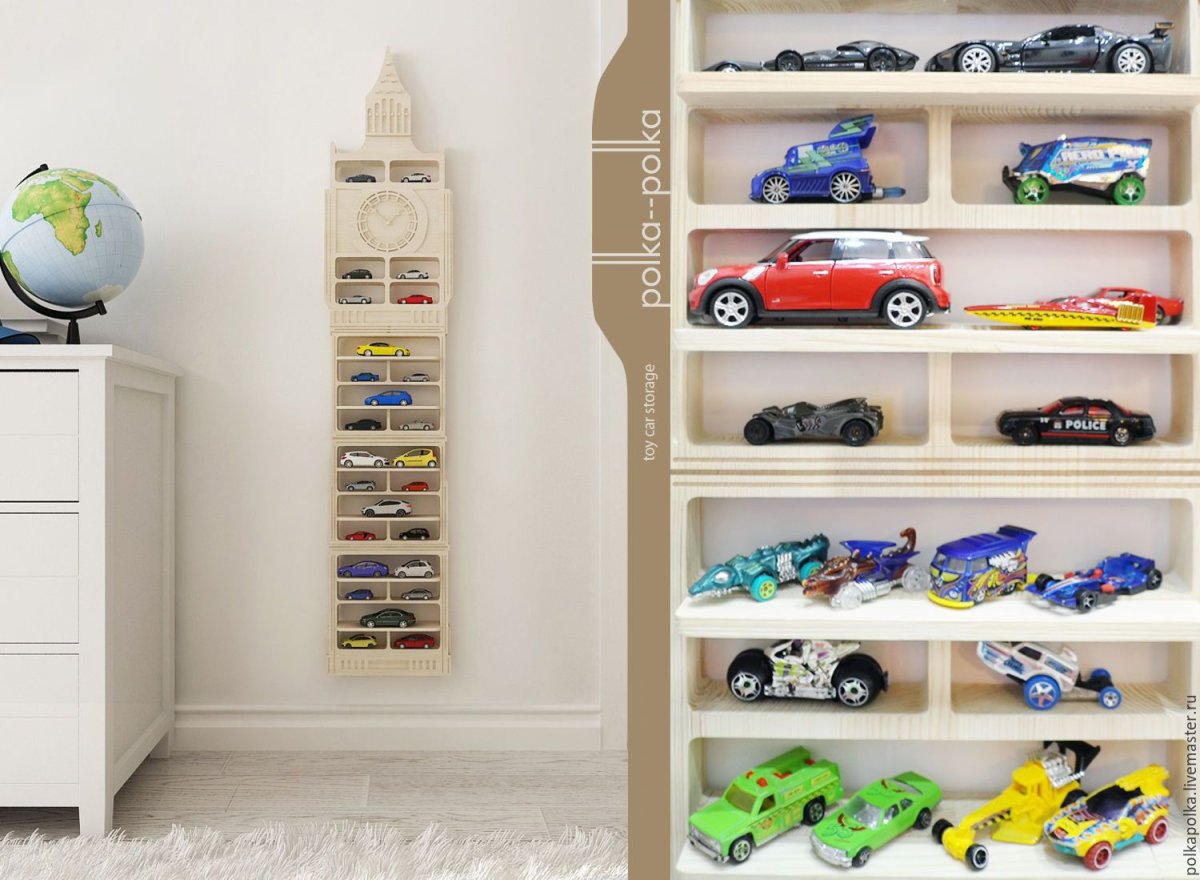 Стеллаж для hot Wheels машинок Wheels