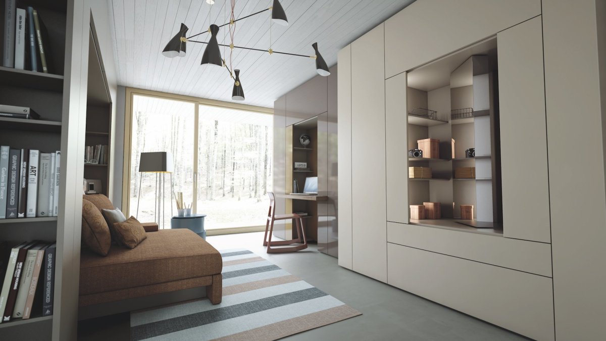 Система хранения в гостиной