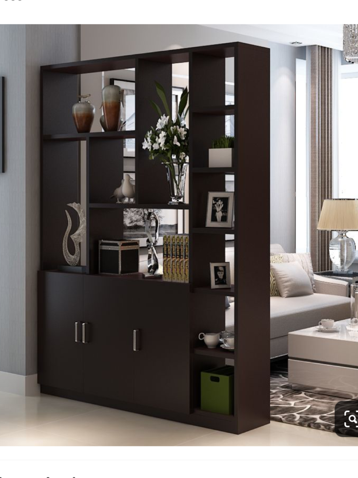 Зонирование шкафом