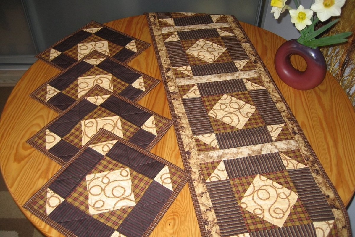 Лоскутное шитье дорожки