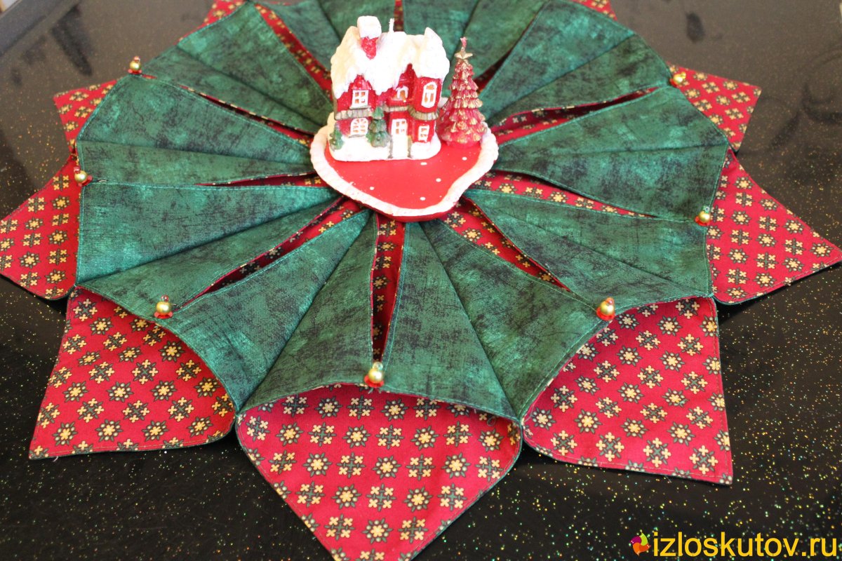 Лоскутное шитье салфетки