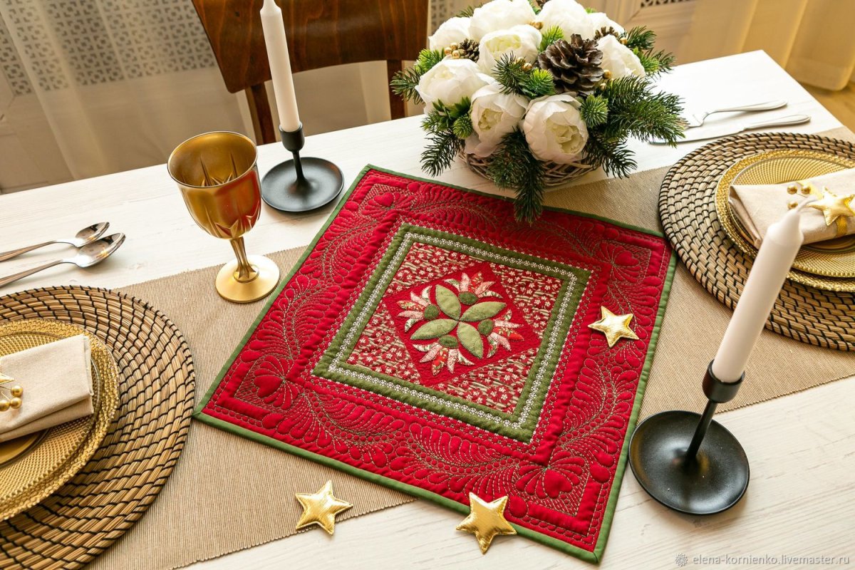 Лоскутная салфетка