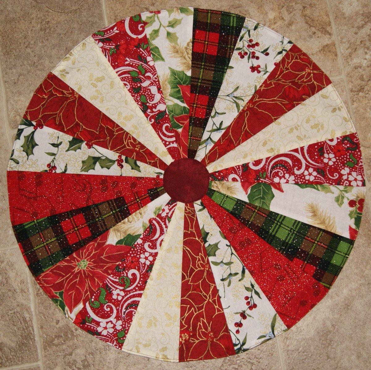 Ланчматы пэчворк Дрезденская тарелка