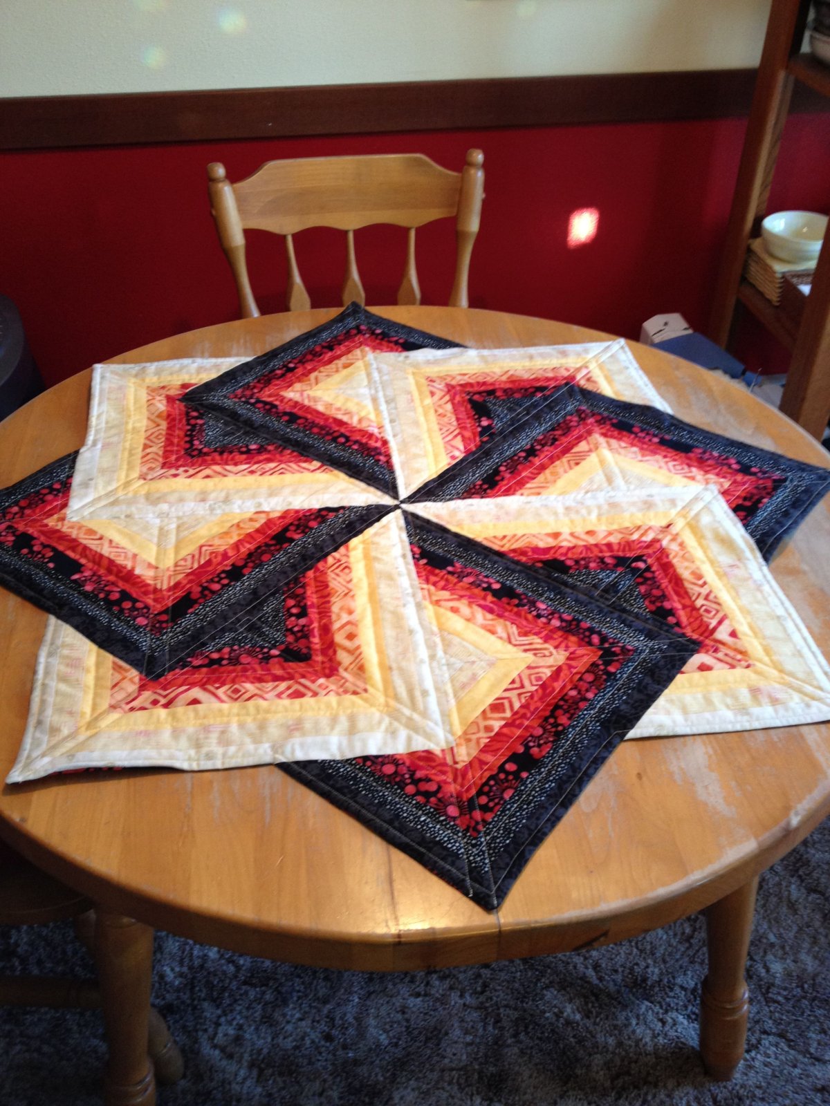 Пэчворк салфетки на стол