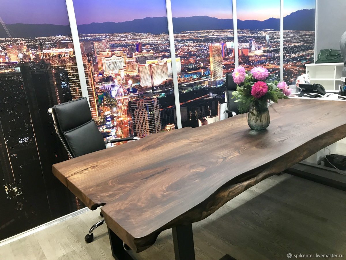 Стол из слэба карагача