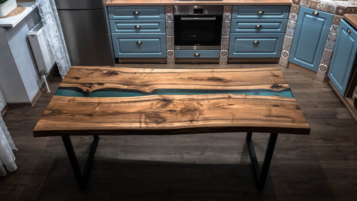 Мебель из слэбов в стиле лофт