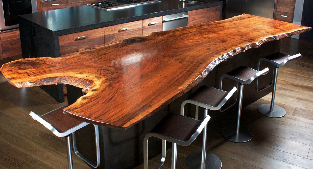 Раздвижные столы из слэбов