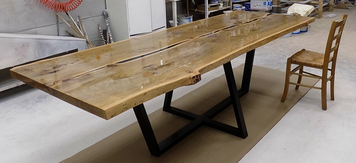 Стол лофт слэб